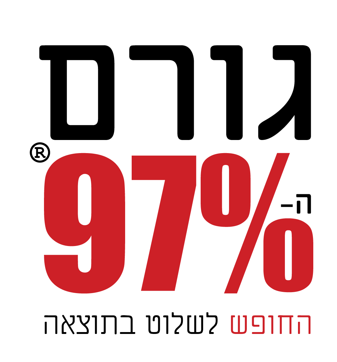 גורם ה-97%® - החופש לשלוט בתוצאה