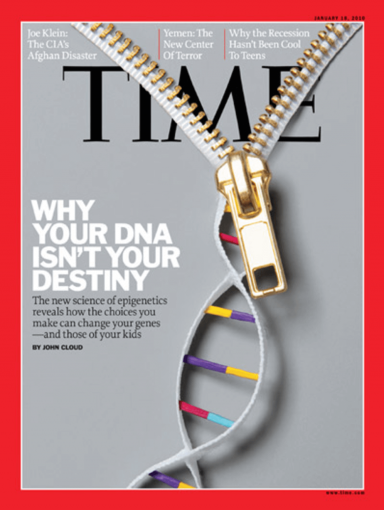 למה ה-DNA שלך לא הגורל שלך. המדע החדש אפיגנטיקה חושף איך הבחירות שלך יכולות לשנות את הגנים שלך - ושל הילדים שלך. ~ מאגזין טיים