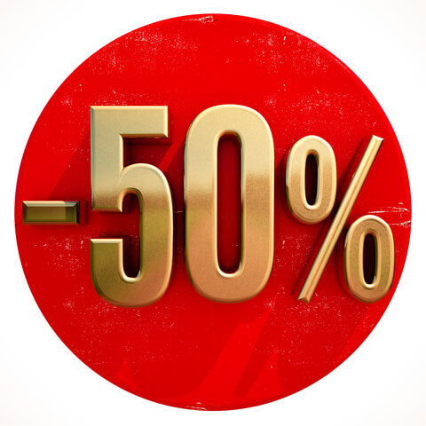 50% הנחה